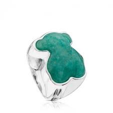 Oiritaly Anillo Mujer Tous 615435531 15 Gemstones Plata